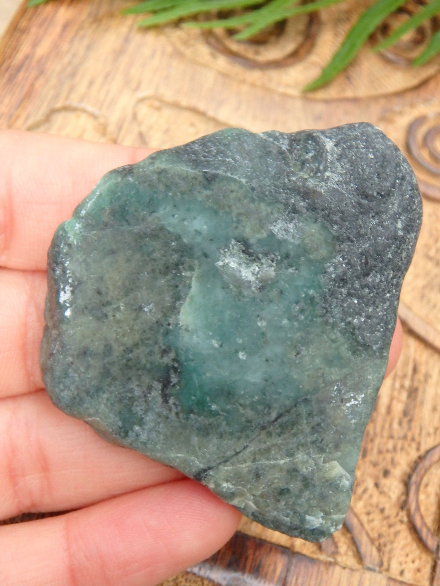  Deep Green Emerald Slice From Brazil 3