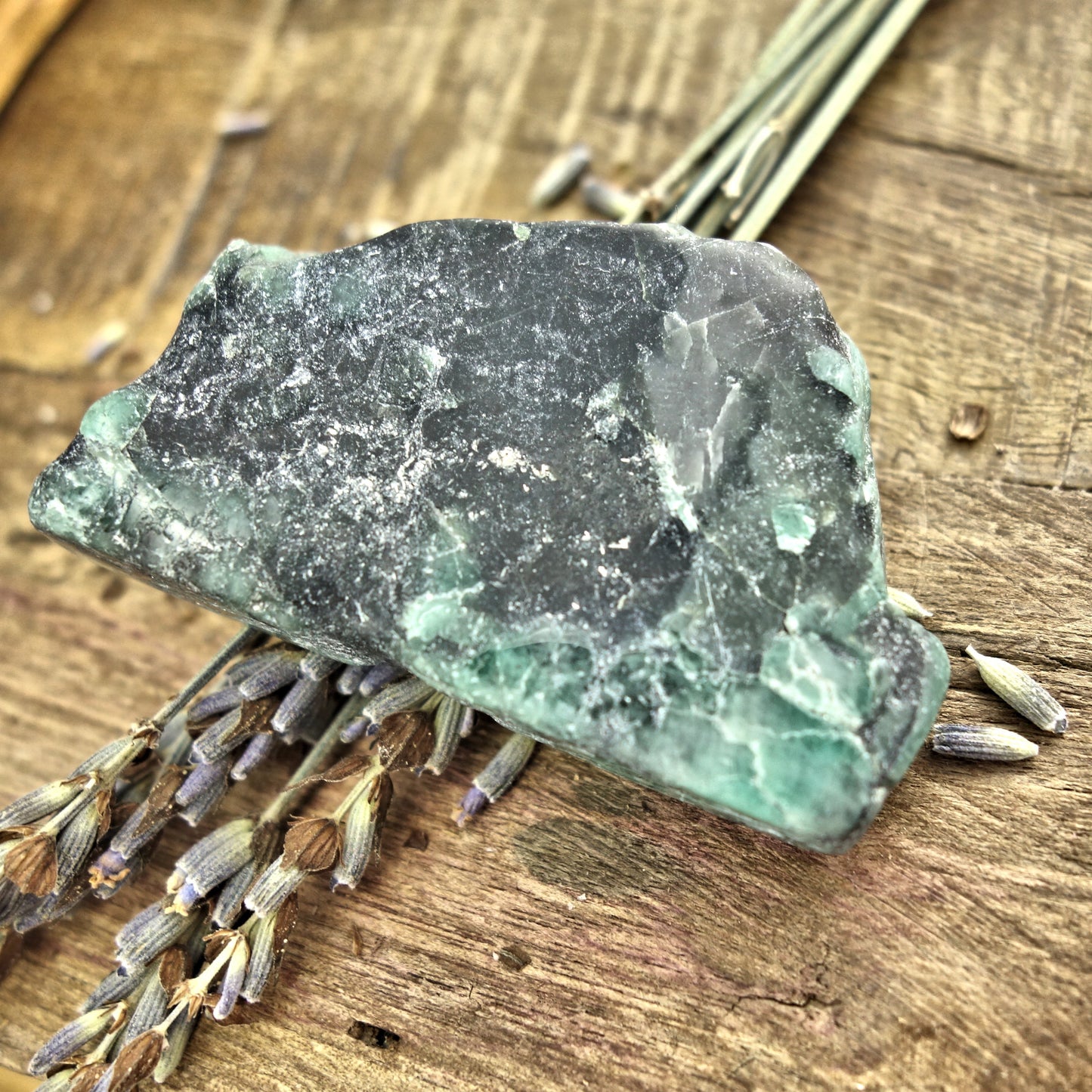 Green Emerald Nestled in Matrix From Brazil1 - Earth Family Crystals