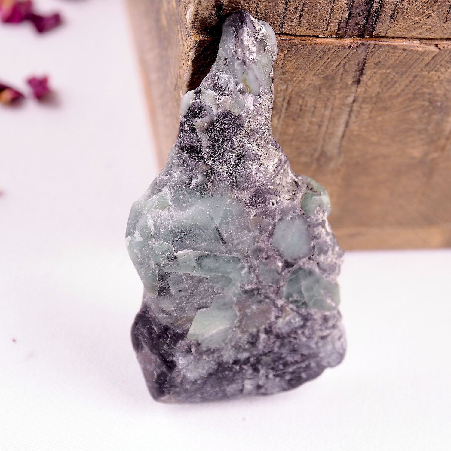 Green Emerald Partially Polished Slice From Brazil #1 - Earth Family Crystals