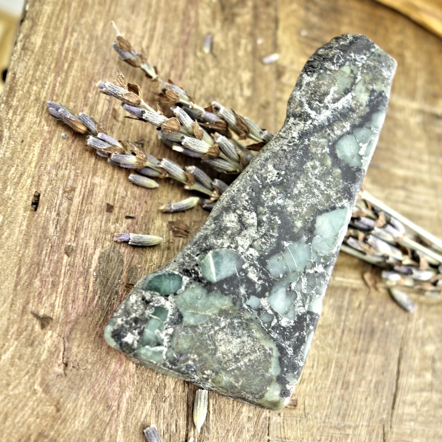 Green Emerald Nestled in Matrix From Brazil3 - Earth Family Crystals