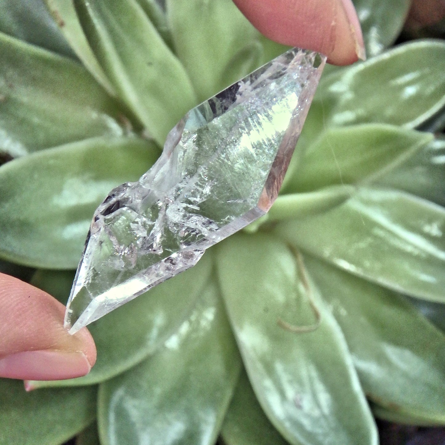 Healing Dainty Faden Quartz Point 8 - Earth Family Crystals