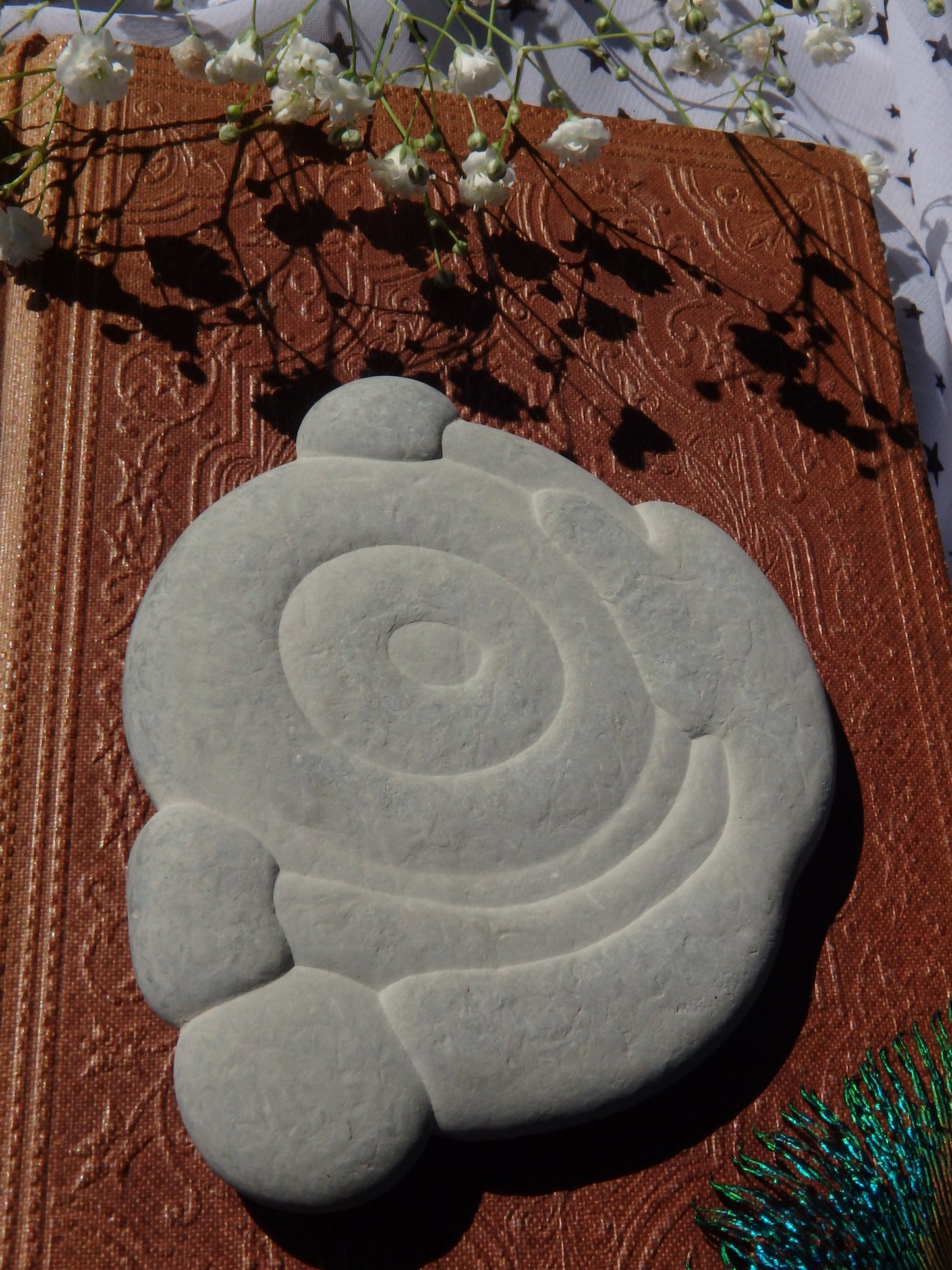 Mysterious Natural Swirling Patterns Fairy Stone From Quebec, Canada - Earth Family Crystals