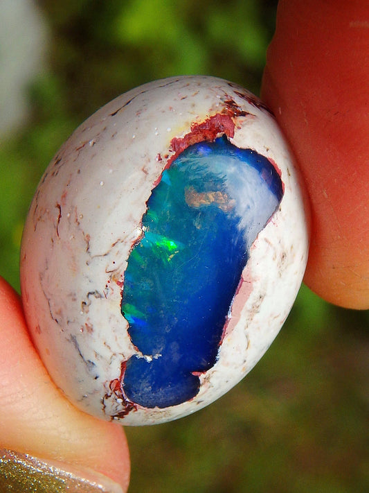  Amazing Green Sparkle Mexican Fire Opal Cabochon