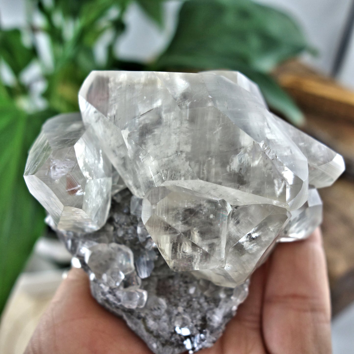 Incredible Rainbows Perfect DT Multi Point Golden Calcite Collectors Specimen From Linwood Mine, NY