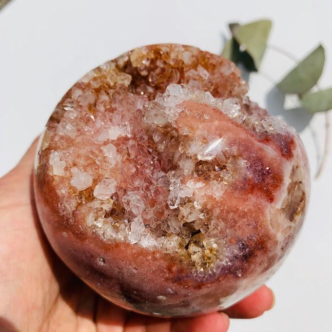  Amazing High Grade XXL Pink Amethyst Druzy Geode Sphere~ Locality Patagonia
