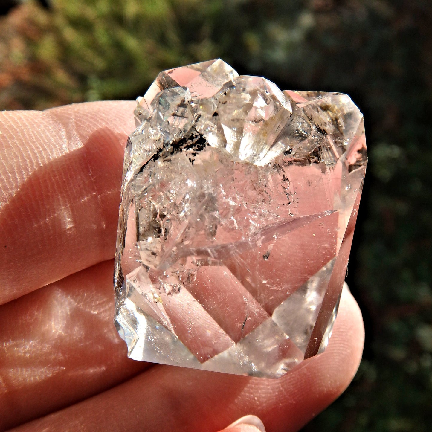 Lovely Clarity NY Herkimer Diamond Cluster Specimen1 - Earth Family Crystals