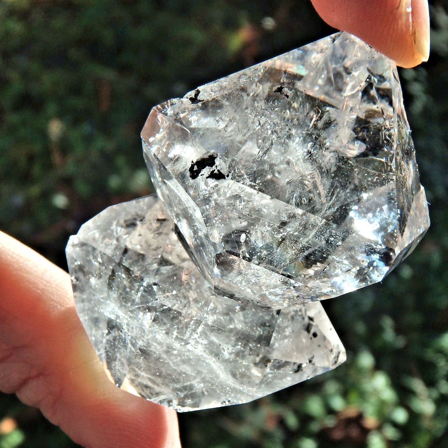 Incredible Brilliance NY Herkimer Diamond Cluster1