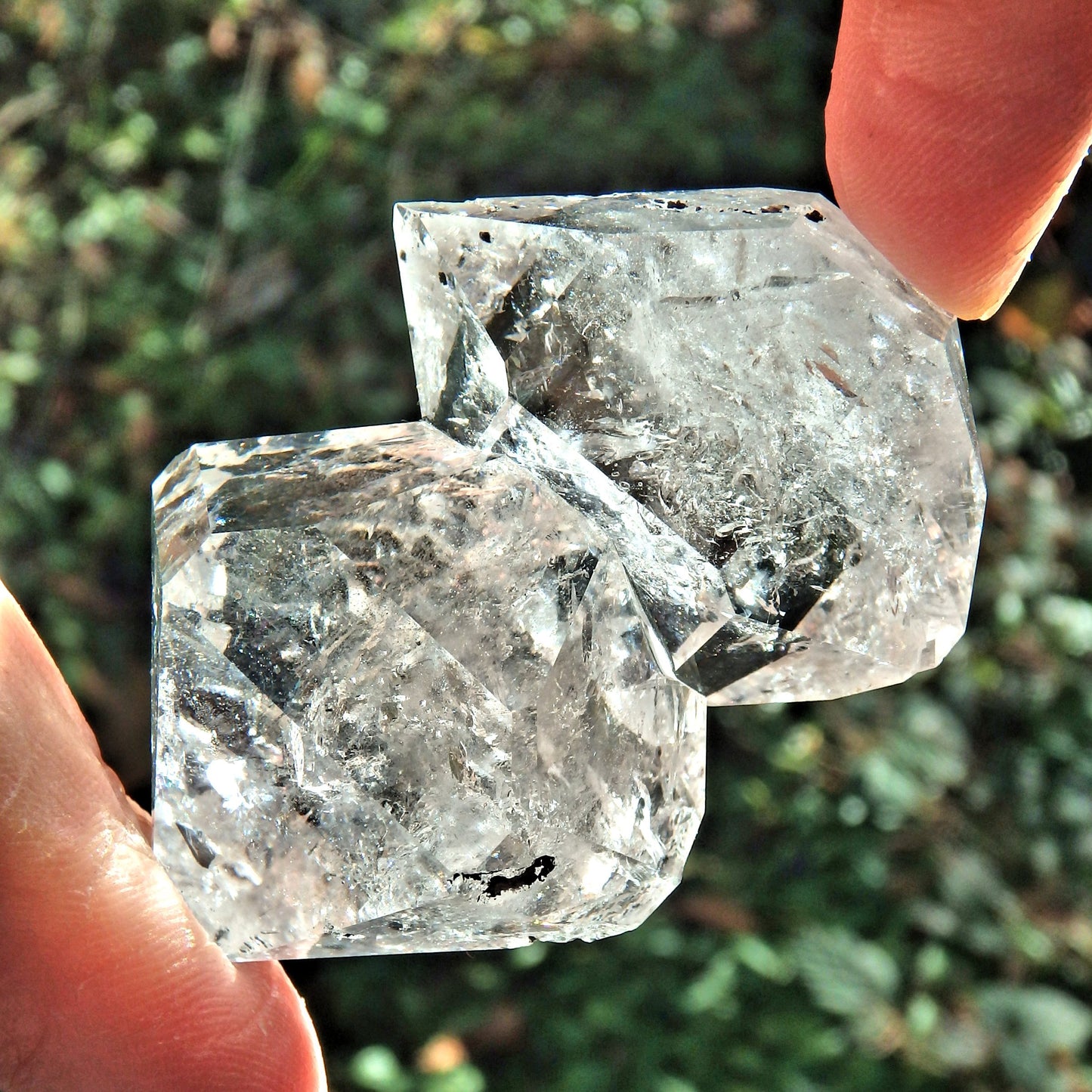 Incredible Brilliance NY Herkimer Diamond Cluster1