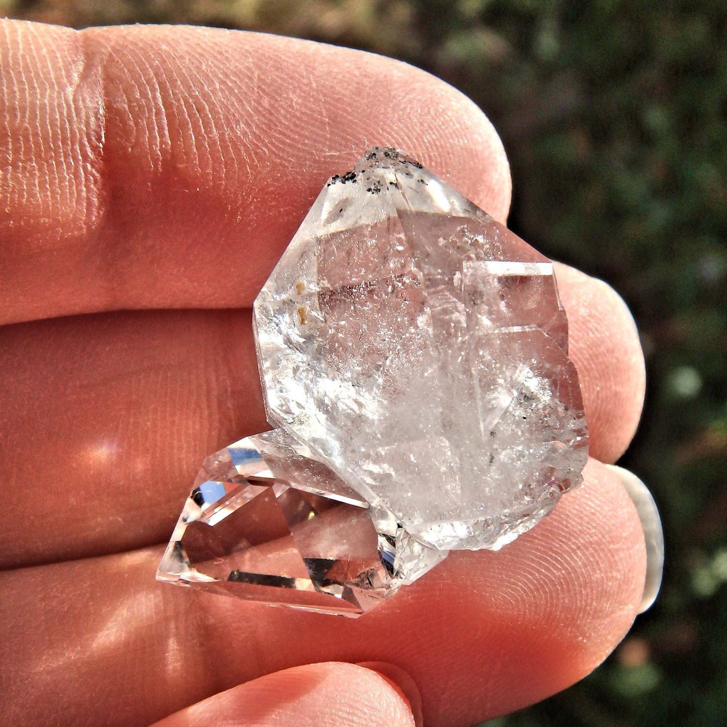  Cute Handheld NY Herkimer Diamond Dainty Cluster