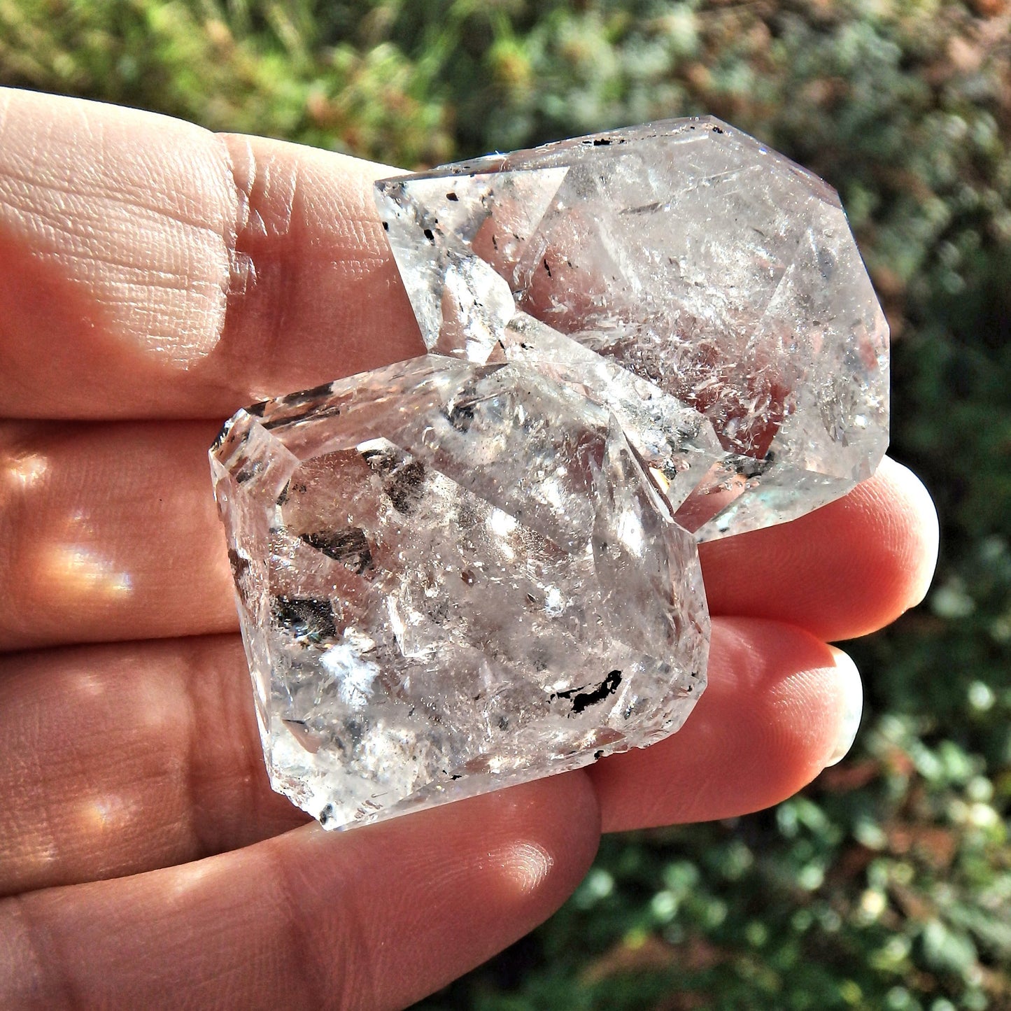 Incredible Brilliance NY Herkimer Diamond Cluster1