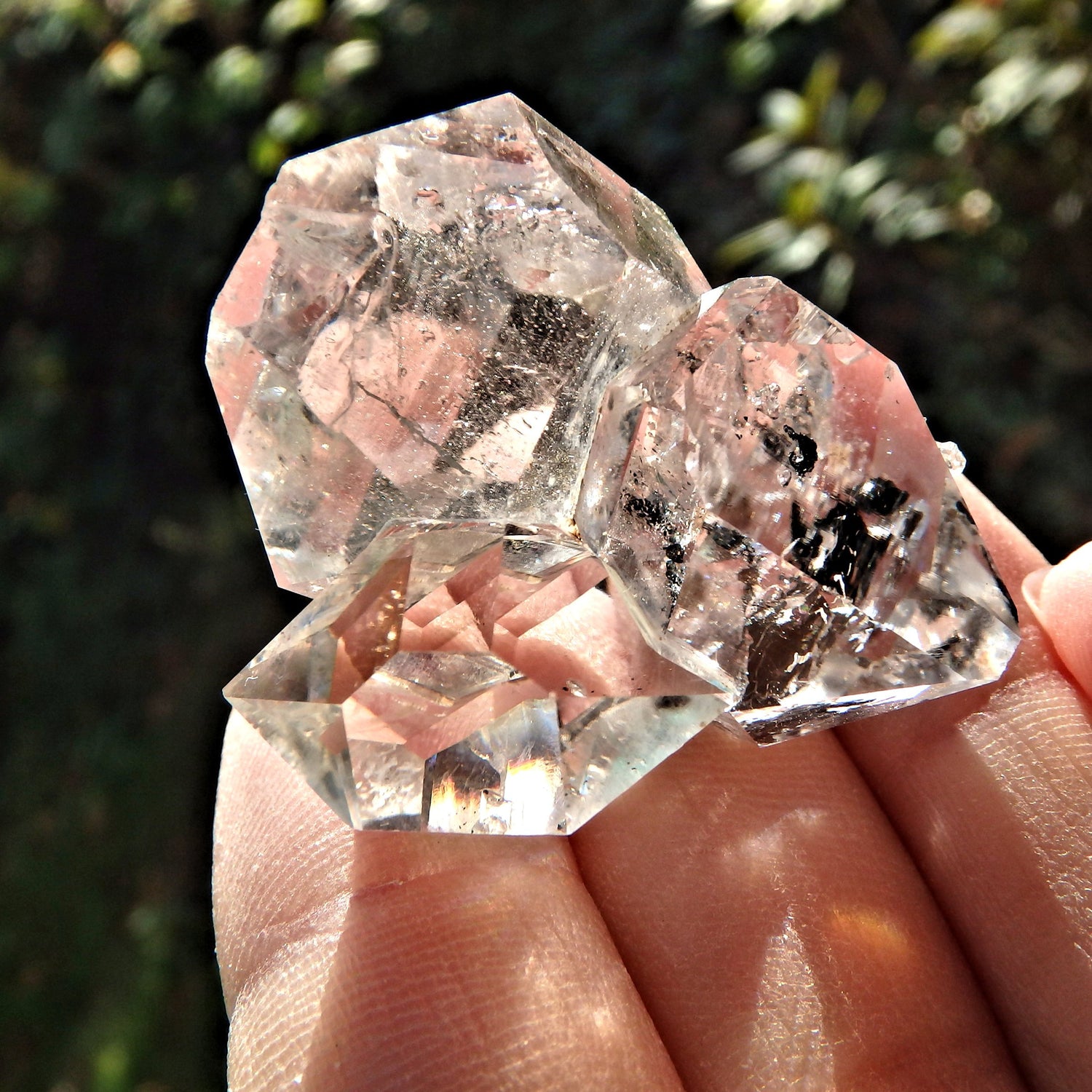 Extreme Brilliance New York Herkimer Diamond Cluster Specimen3 - Earth Family Crystals