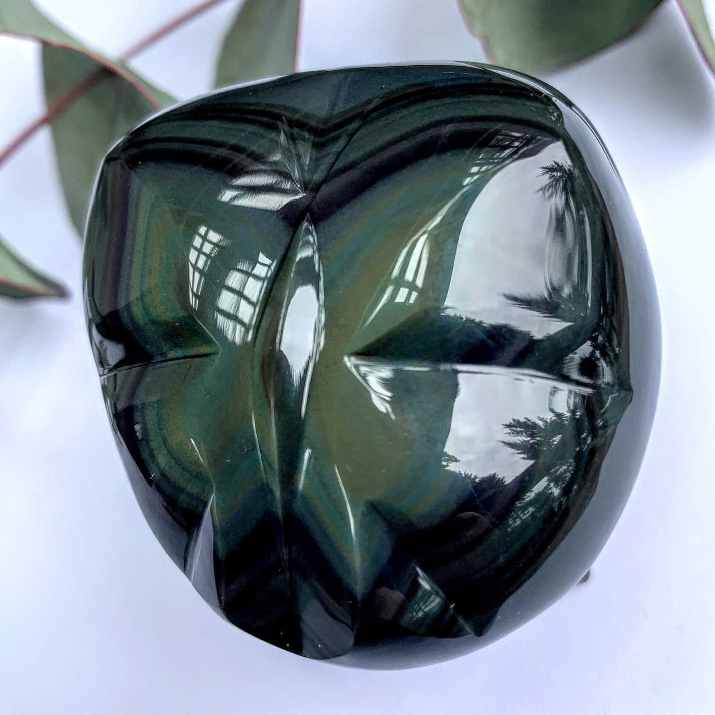  Adorable Rainbow Obsidian Butterfly Display Carving From Mexico