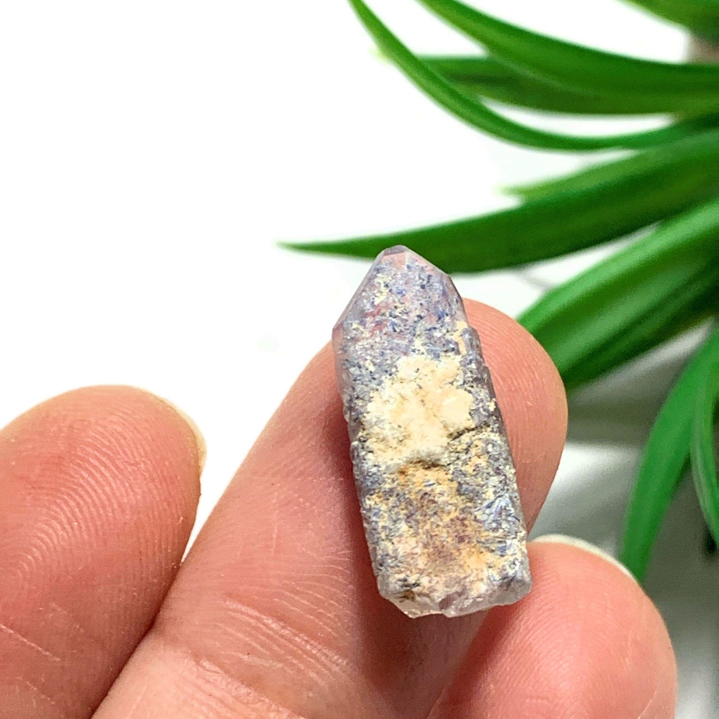  5ct ~ Rare Terminated Dainty Dumortierite Needles in Quartz From Brazil in Collectors Box