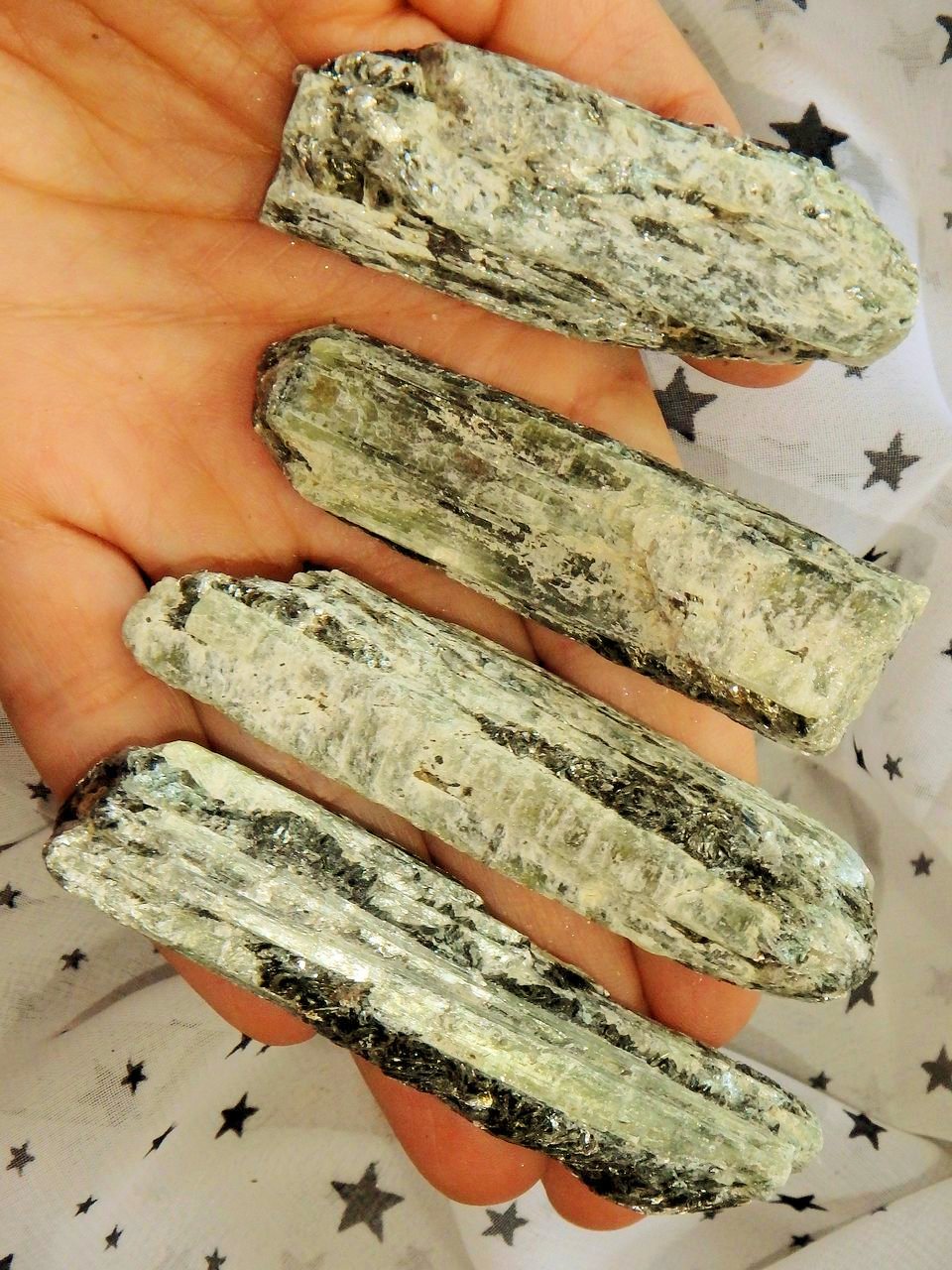 Lovely Green Kyanite Raw Point Specimen (1) - Earth Family Crystals