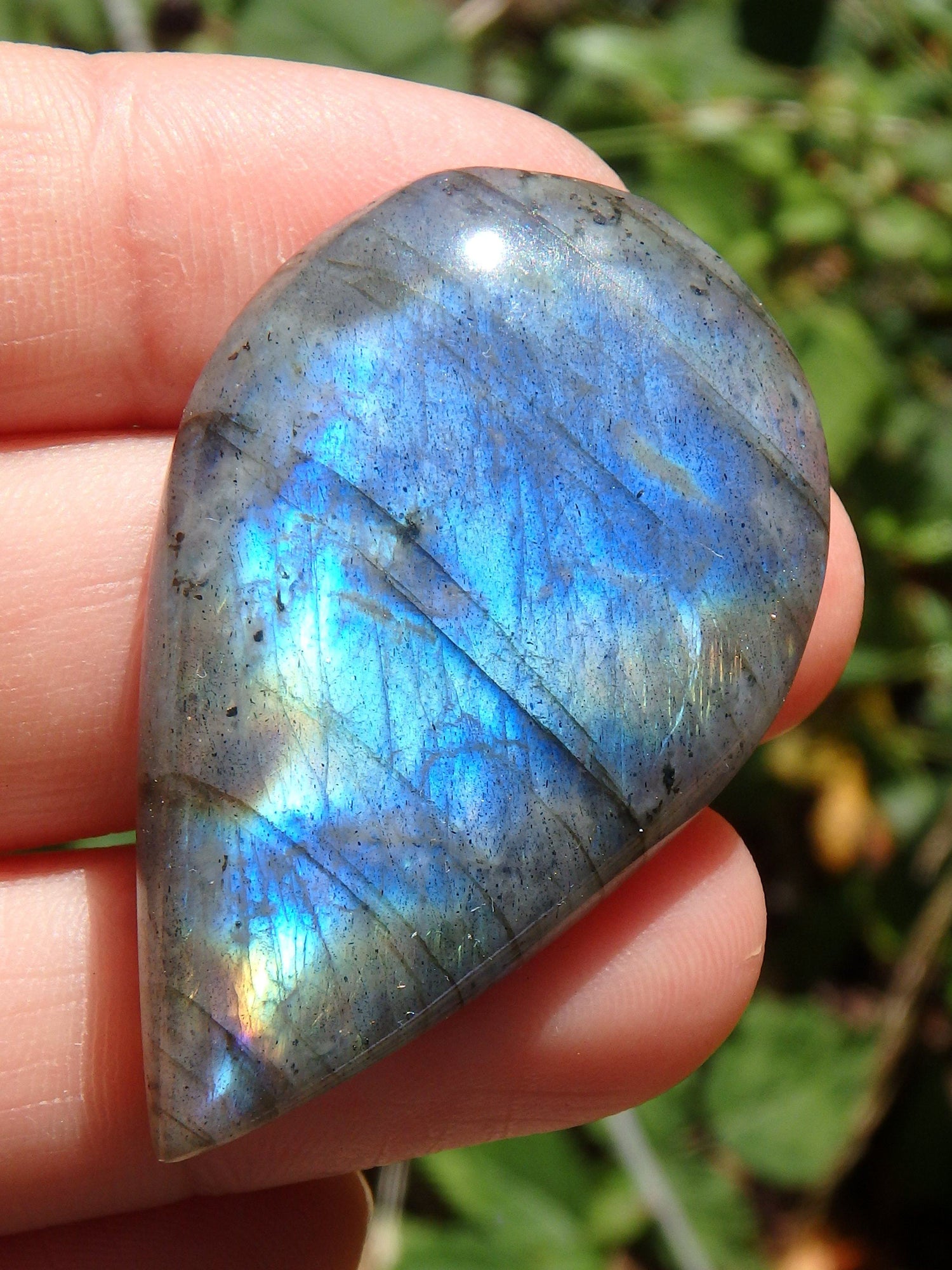  Beautiful Teardrop Shape Rainbow Labradorite Cabochon~Ideal for Jewellery Making!