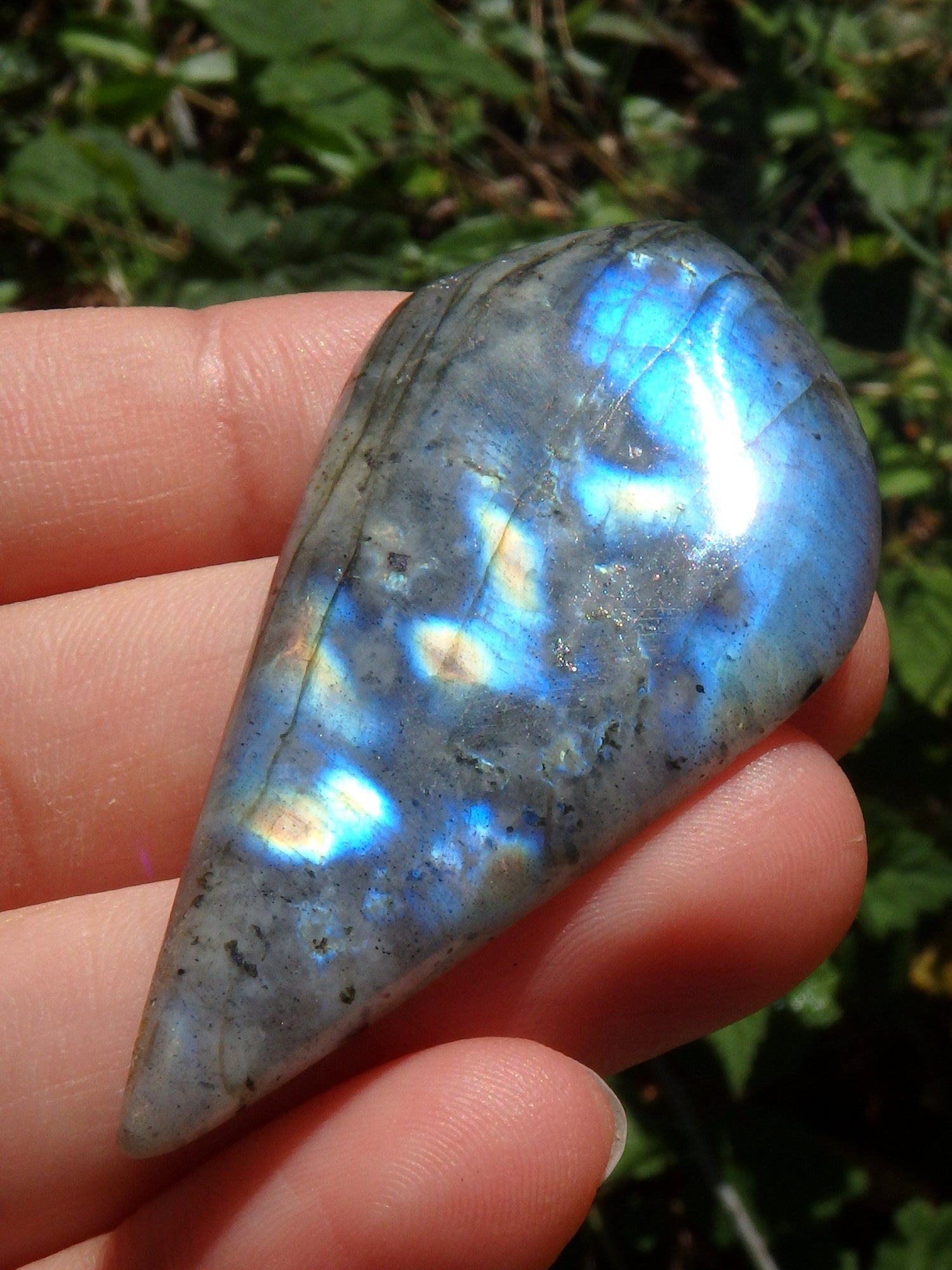  Beautiful Free-Form Rainbow Labradorite Cabochon~Ideal for Jewellery Making!