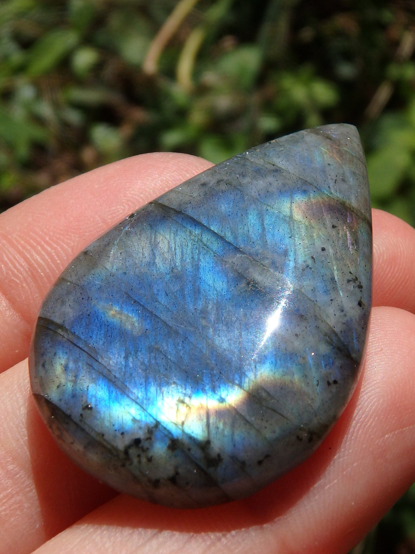  Beautiful Teardrop Shape Rainbow Labradorite Cabochon~Ideal for Jewellery Making!