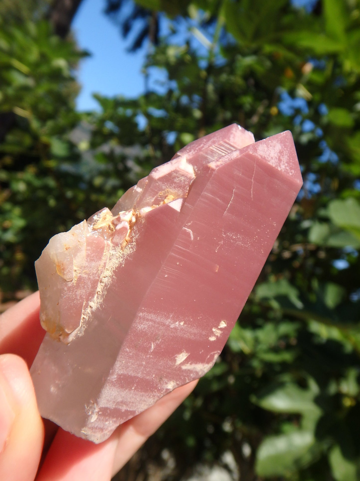 Healing Lithium Quartz Elestial Point From Brazil1 - Earth Family Crystals