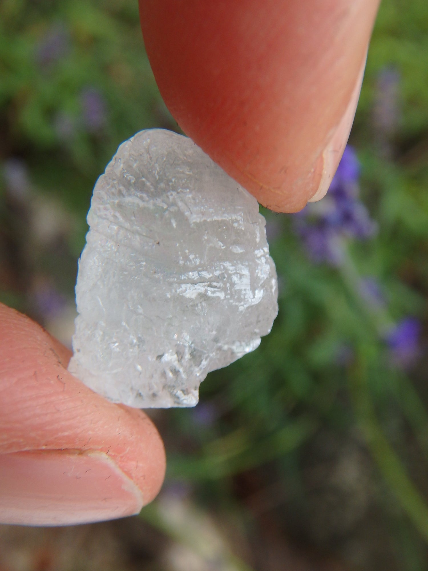 STUNNING ARIZONA ELESTIAL ANGEL CALCITE (AKA. WHITE MOLDAVITE)  in Collectors Box 7 - Metiz Tier Price