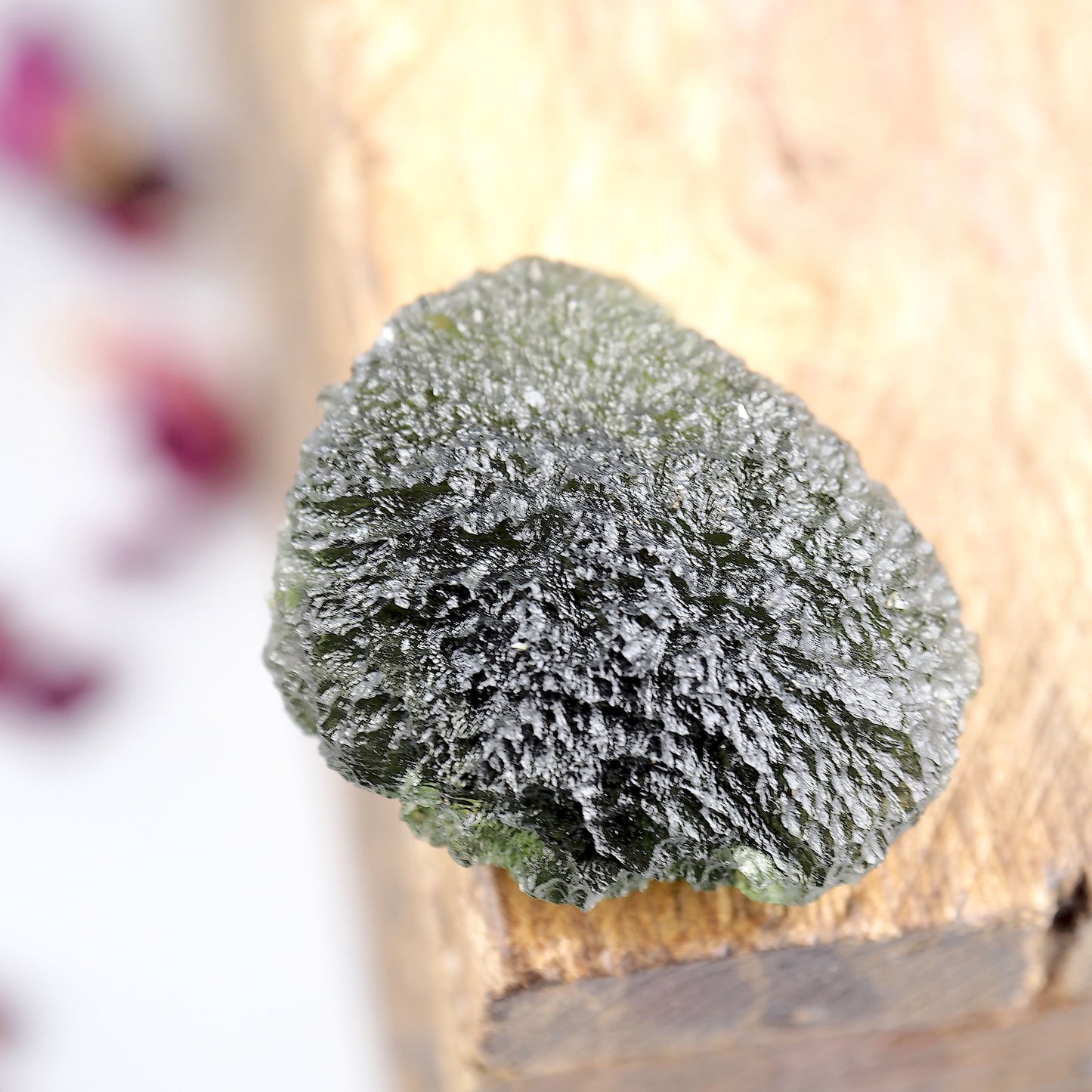 High Grade Genuine Moldavite Free Form Collectors Specimen From Czech Republic #2