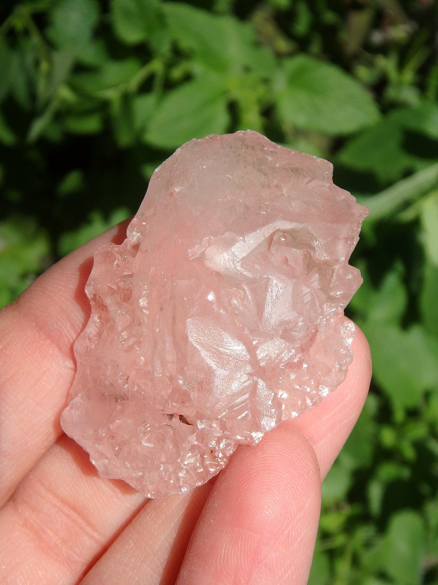  Brilliant Pink Nirvana Ice Quartz Natural Pocket Stone