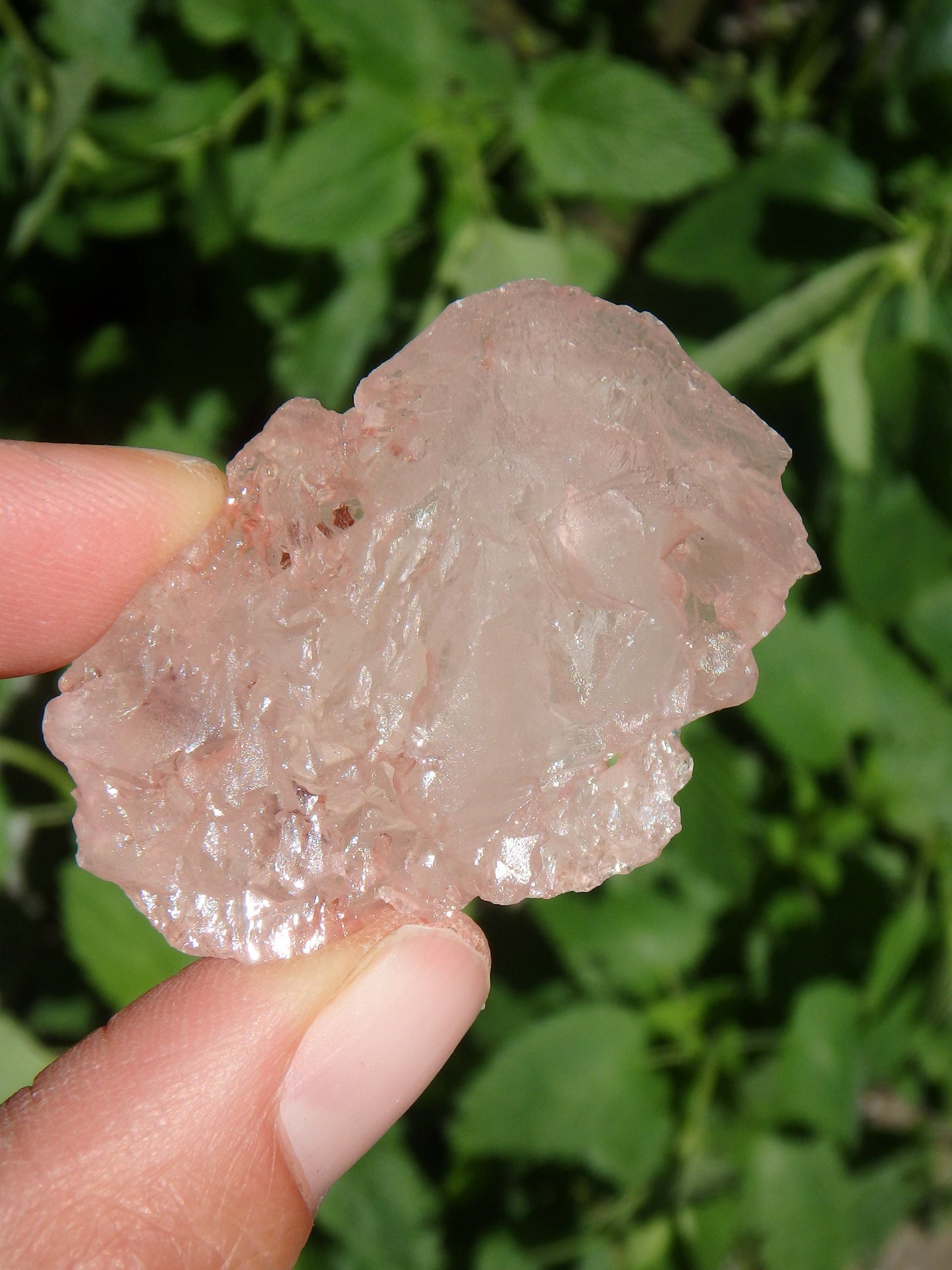  Brilliant Pink Nirvana Ice Quartz Natural Pocket Stone