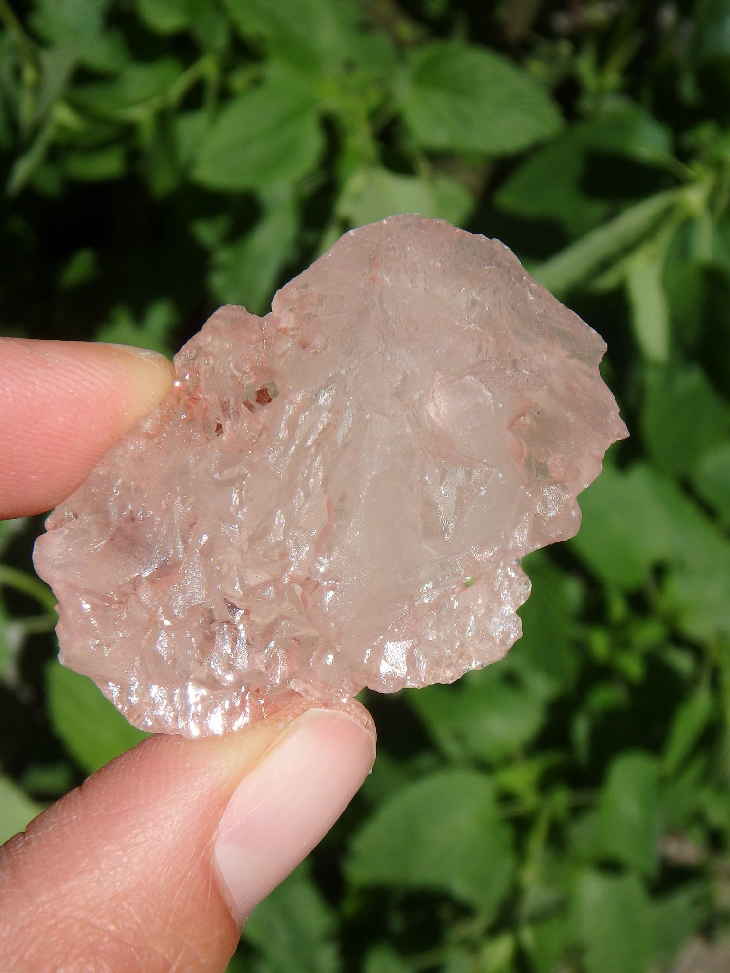  Brilliant Pink Nirvana Ice Quartz Natural Pocket Stone