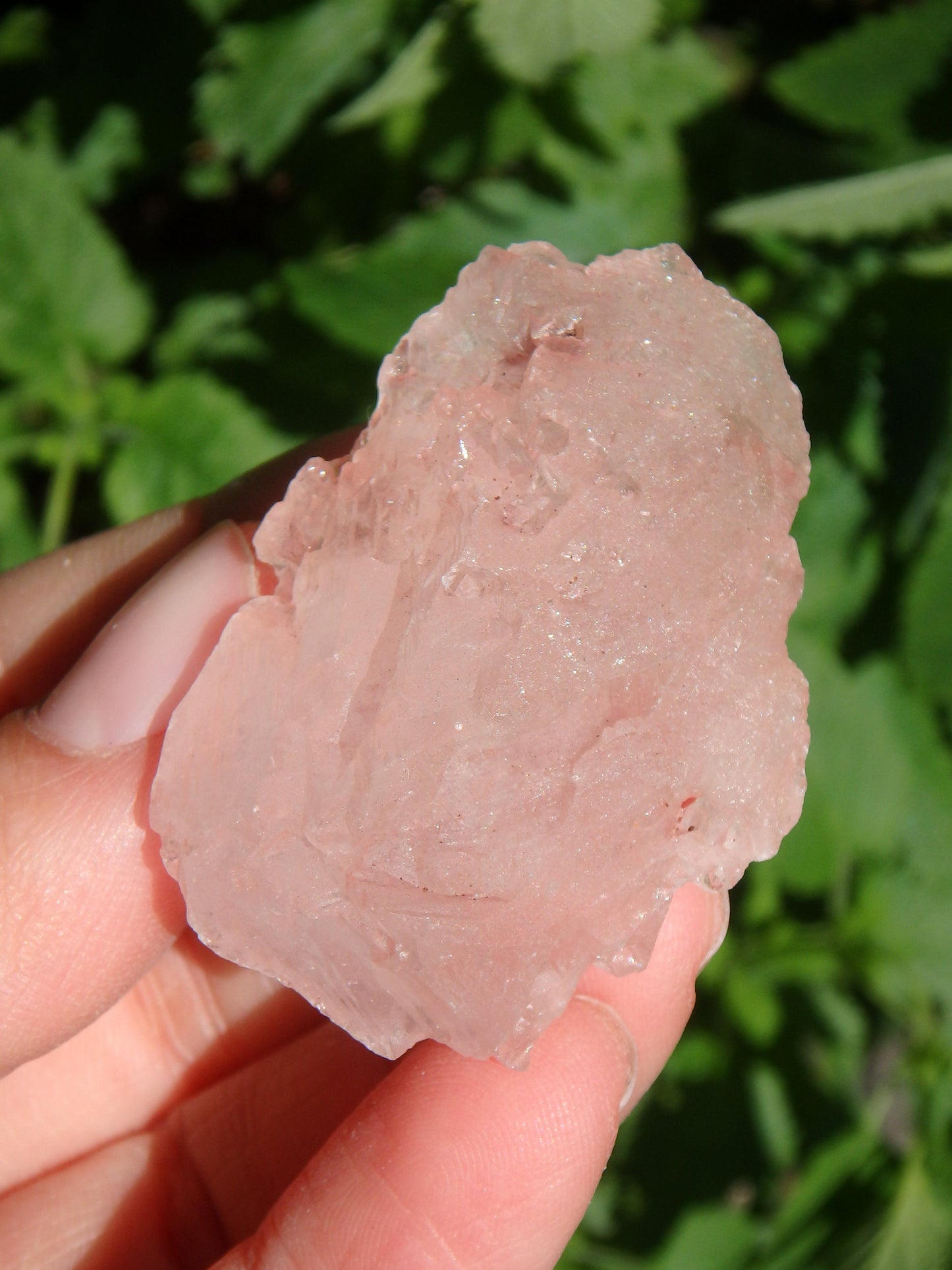  Brilliant Pink Nirvana Ice Quartz Natural Pocket Stone