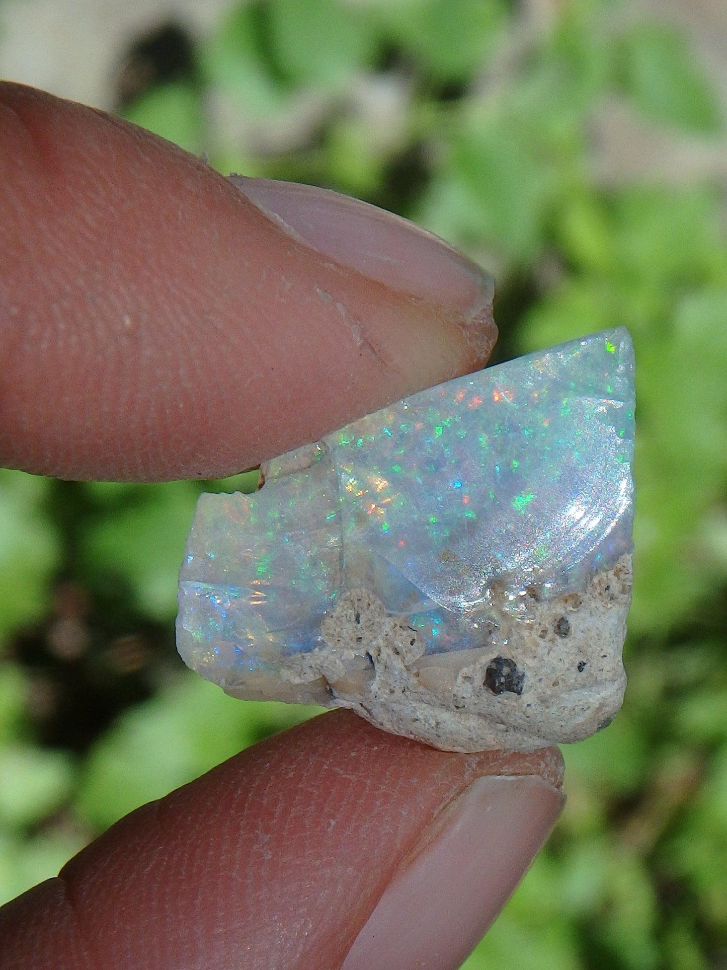  Brilliant Sparkle Raw Ethiopian Opal Dainty & Flat Collectors Specimen