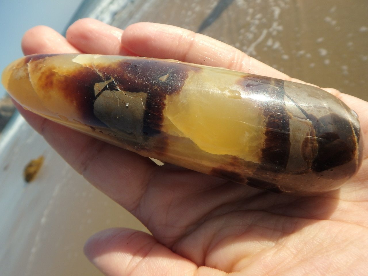 Historic Vibe! SEPTARIAN GEMSTONE MASSAGE WAND - Earth Family Crystals