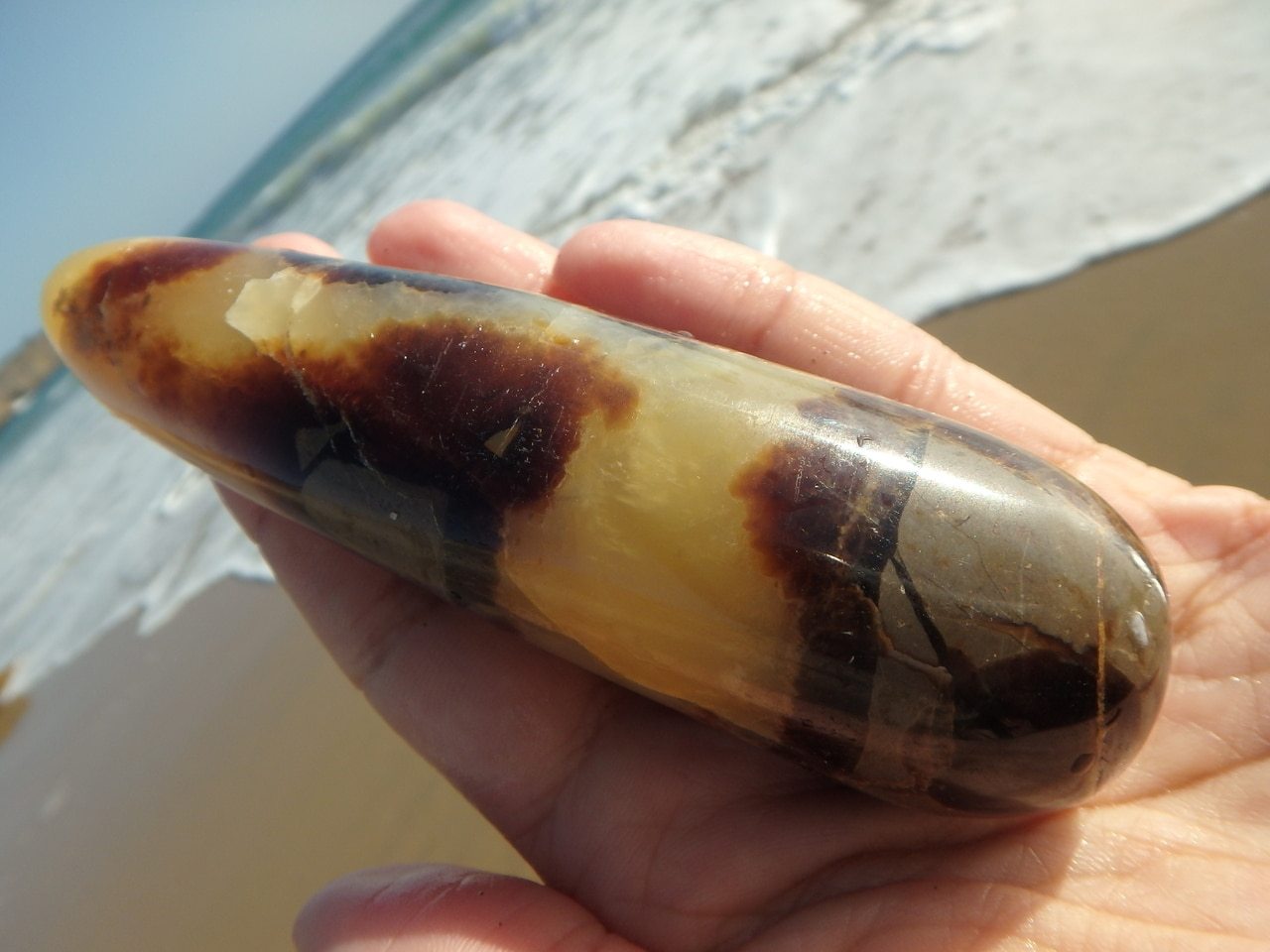 Historic Vibe! SEPTARIAN GEMSTONE MASSAGE WAND - Earth Family Crystals