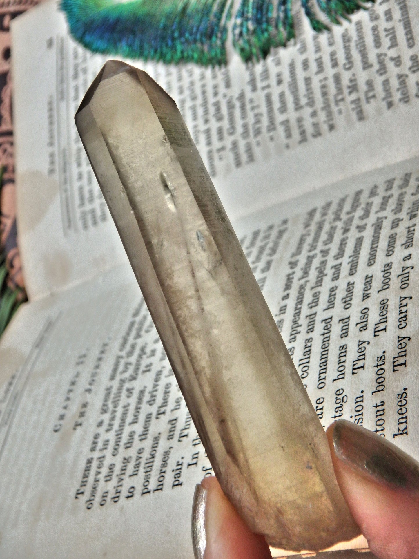 Natural Manifestation Golden Citrine Point - Earth Family Crystals