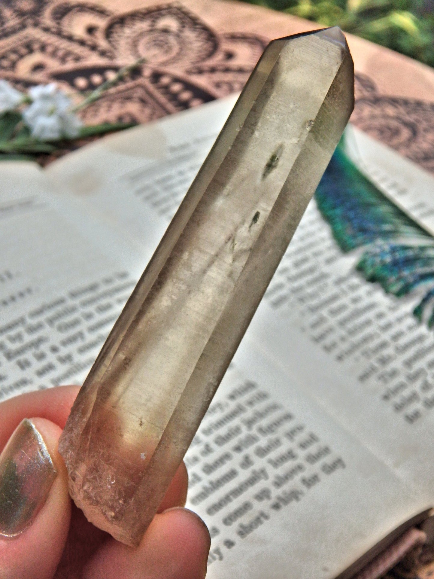 Natural Manifestation Golden Citrine Point - Earth Family Crystals