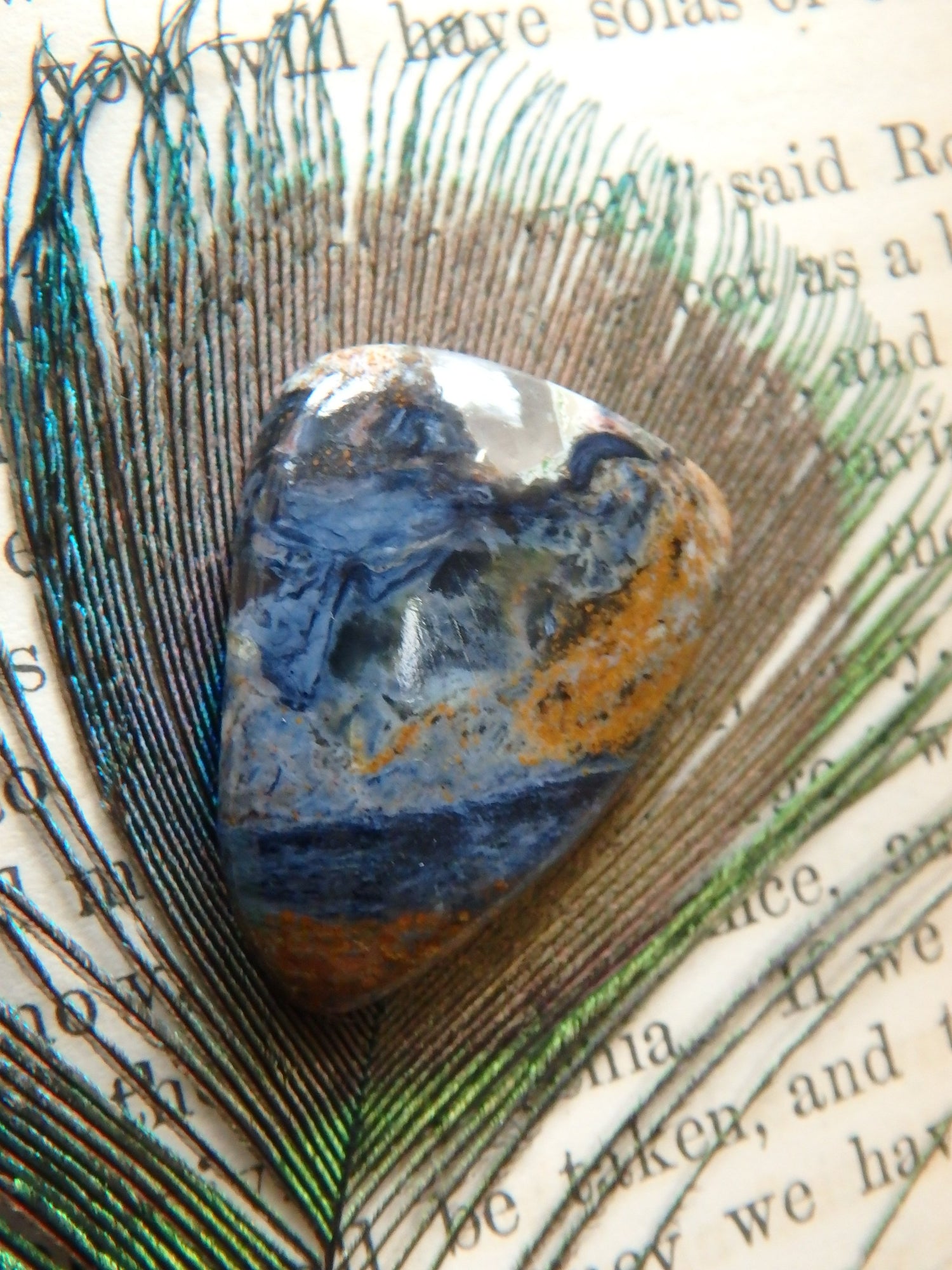 Silky Blue Color Pietersite Cabochon-Ideal For Jewellery Making 4 - Metiz Tier Price