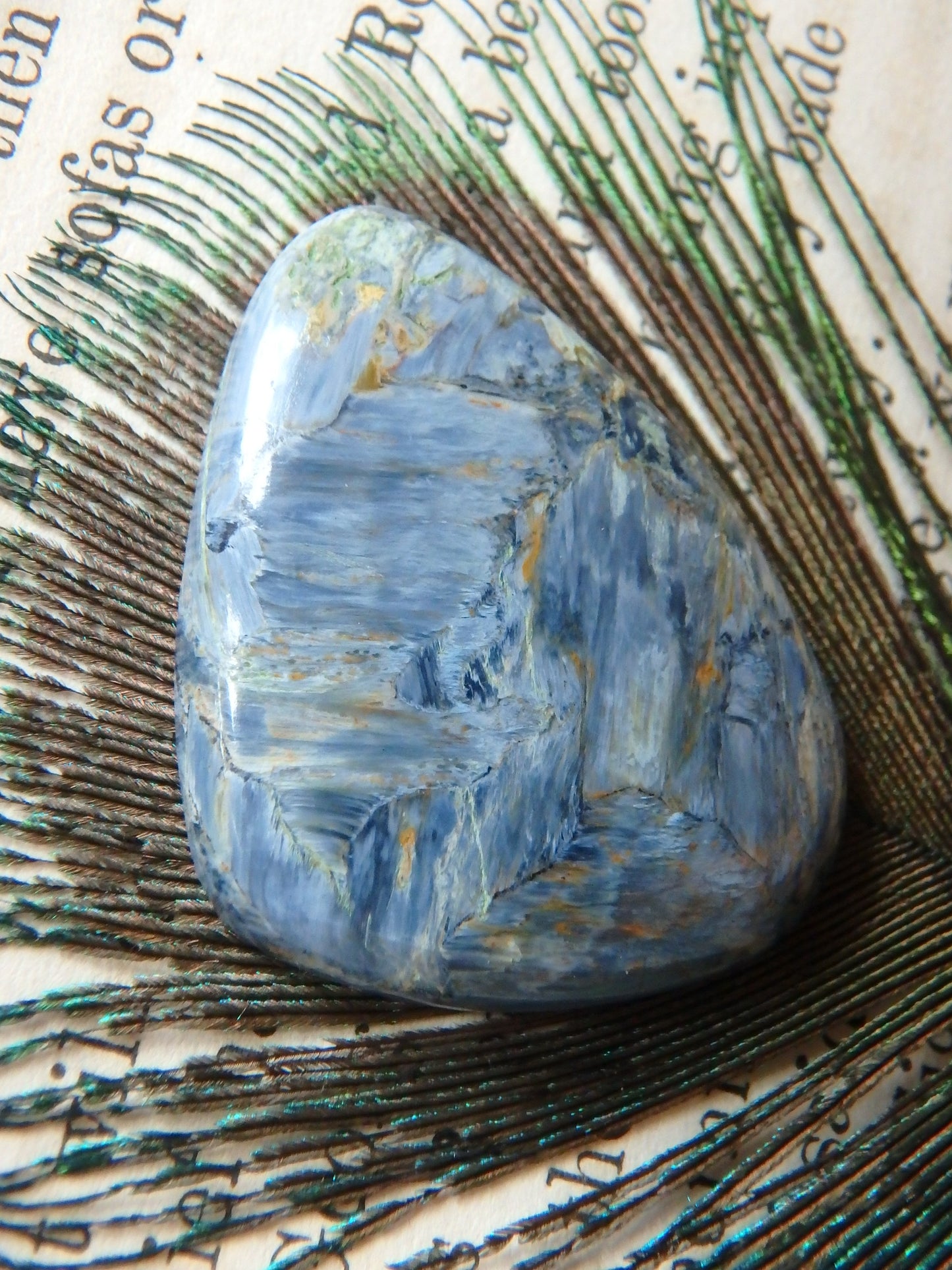 Silky Blue Color Pietersite Cabochon-Ideal For Jewellery Making 2 - Metiz Tier Price