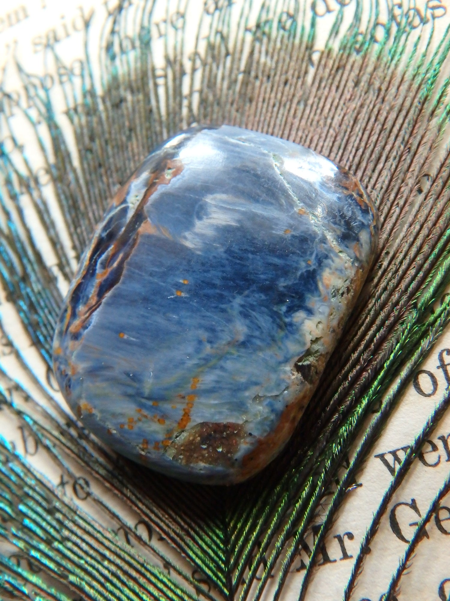 Silky Blue Color Pietersite Cabochon-Ideal For Jewellery Making 5 - Metiz Tier Price