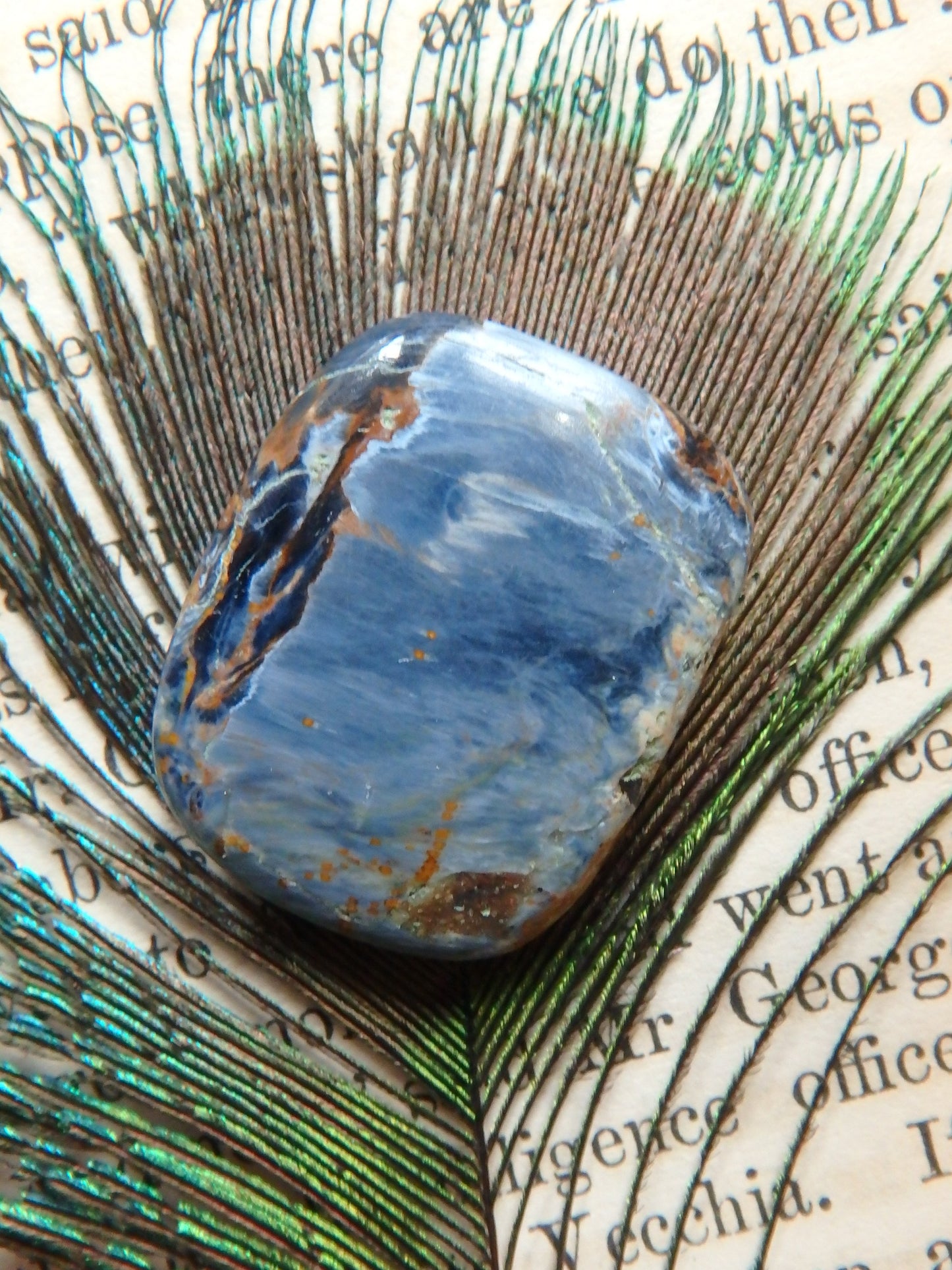 Silky Blue Color Pietersite Cabochon-Ideal For Jewellery Making 5 - Metiz Tier Price