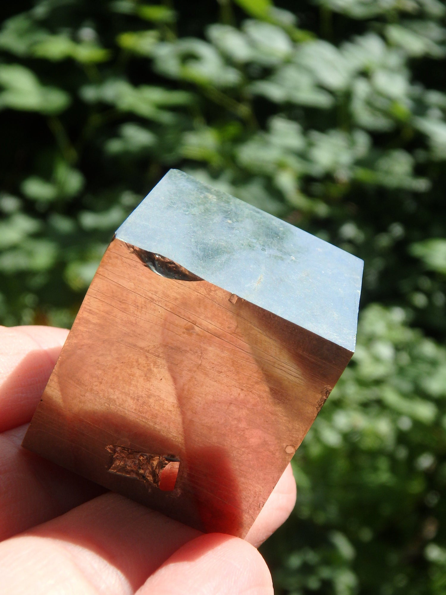  Completely Natural Golden Pyrite Cube Specimen From Spain