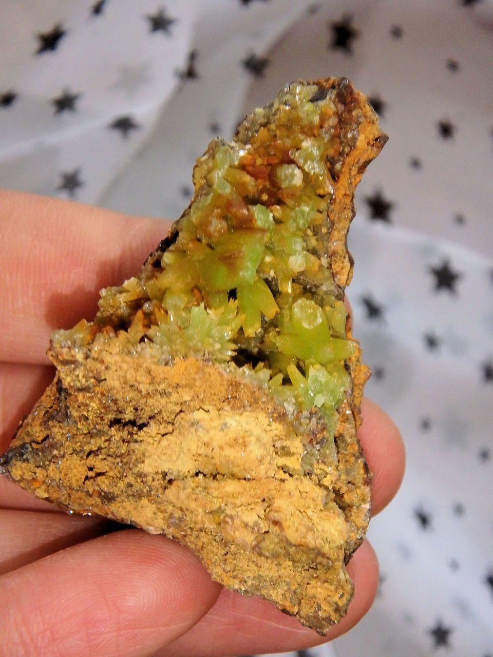 Green Pyromorphite in Cave Specimen - Earth Family Crystals