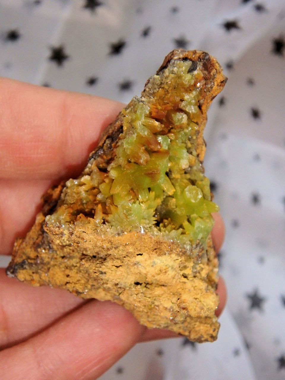Green Pyromorphite in Cave Specimen - Earth Family Crystals