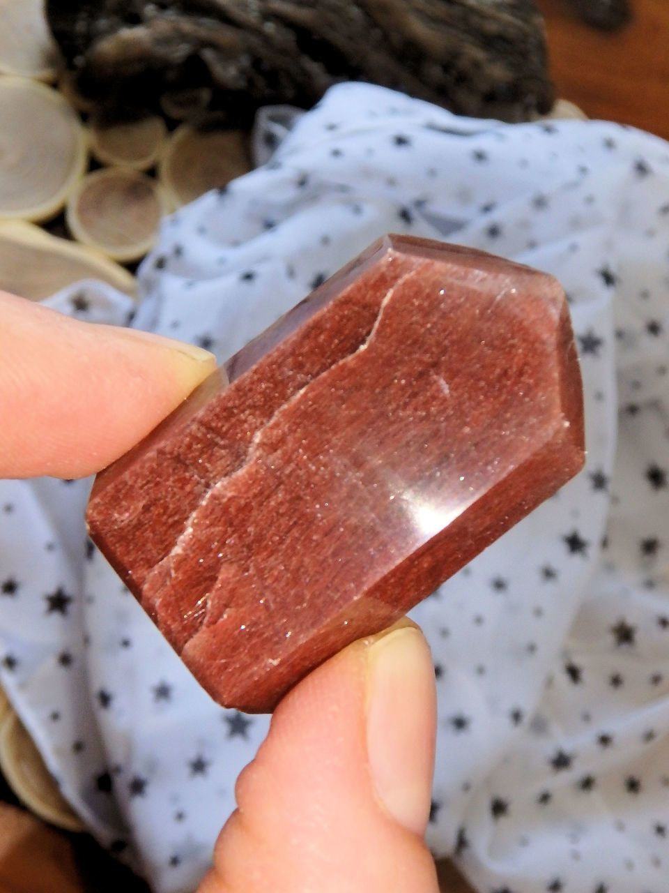  Dense Red Rutilated Quartz Threads Quartz Small Tower *REDUCED