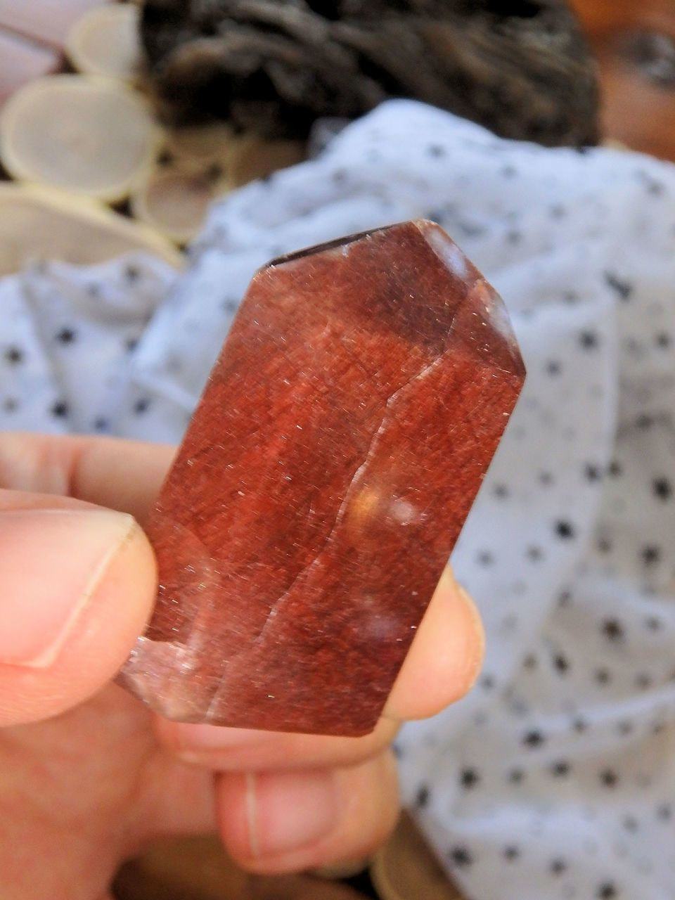  Dense Red Rutilated Quartz Threads Quartz Small Tower *REDUCED