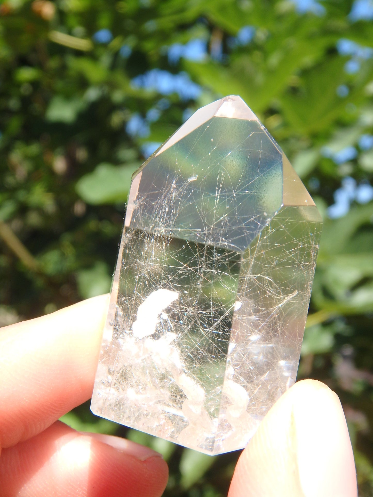 Rutilated Clear Quartz Standing Generator With Inner Child Points From Brazil - Metiz Tier Price