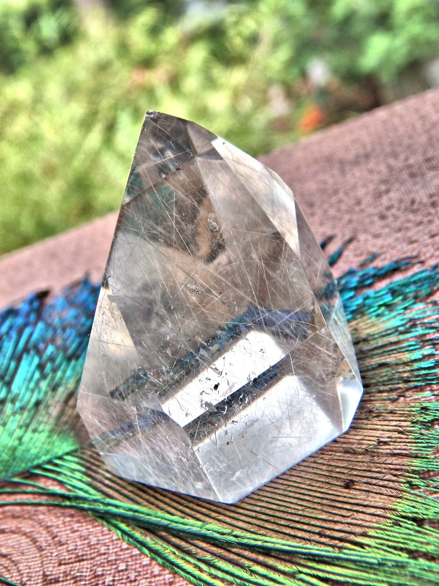 Brazilian Rutilated Quartz Mini Standing Tower 1