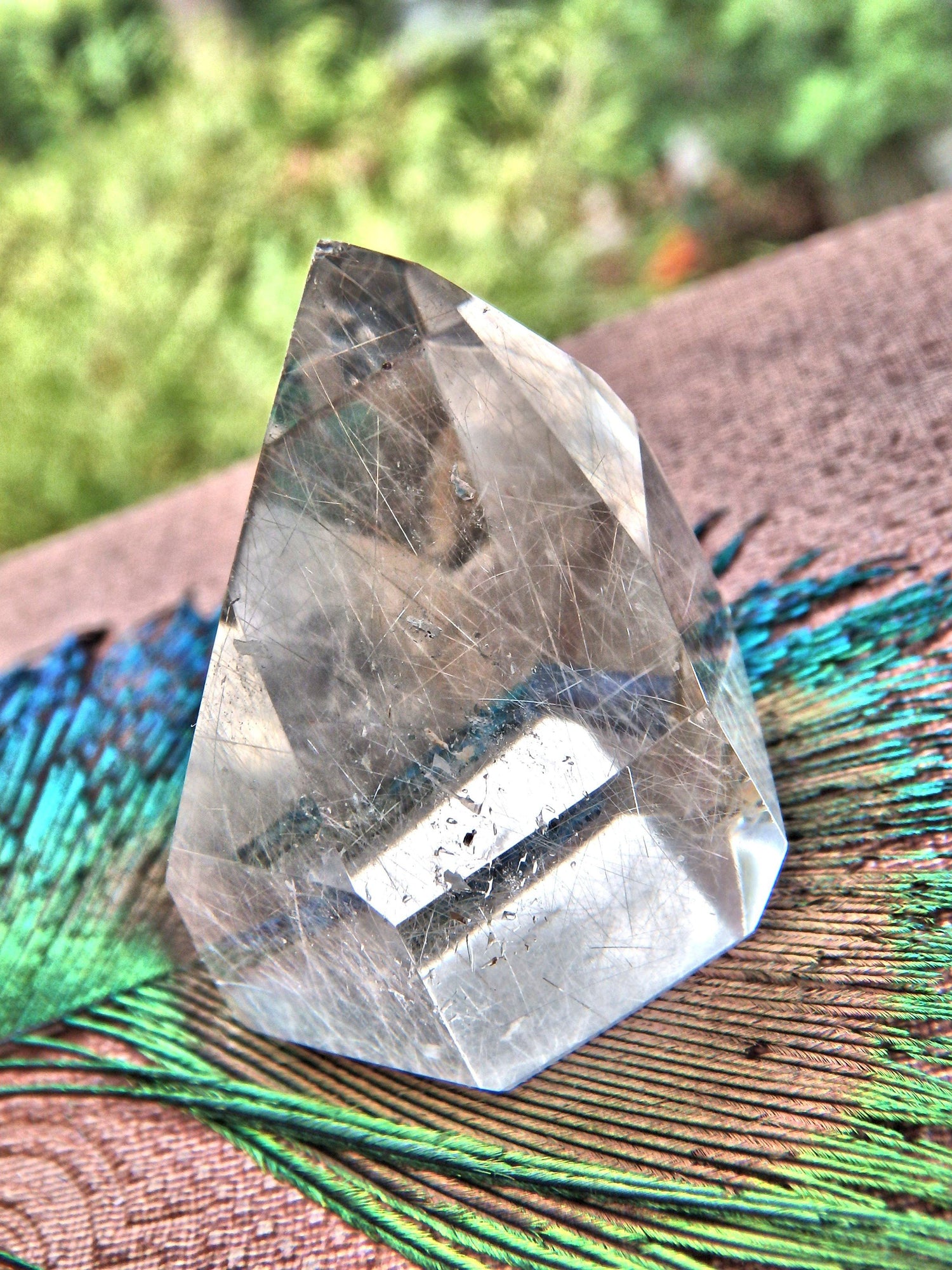  Brazilian Rutilated Quartz Mini Standing Tower 1