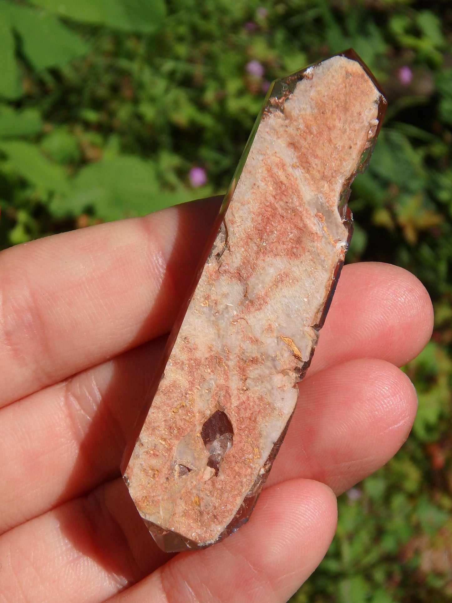 Special Brookite Included Quartz With Inner Child Points Specimen From Brazil (Partially Polished) - Metiz Tier Price