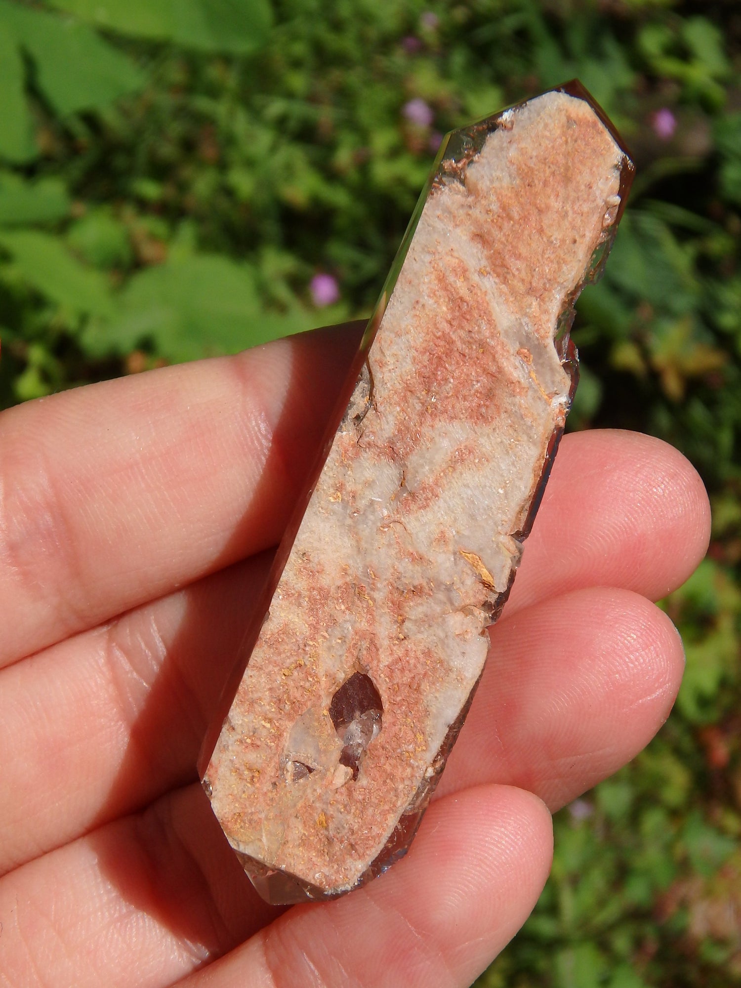 Special Brookite Included Quartz With Inner Child Points Specimen From Brazil (Partially Polished) - Metiz Tier Price