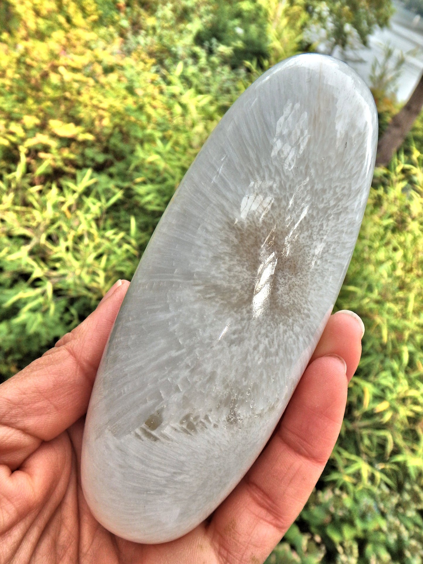 Large Shiva Carving Scolecite Blooming Flower Patterns Display Specimen - Earth Family Crystals