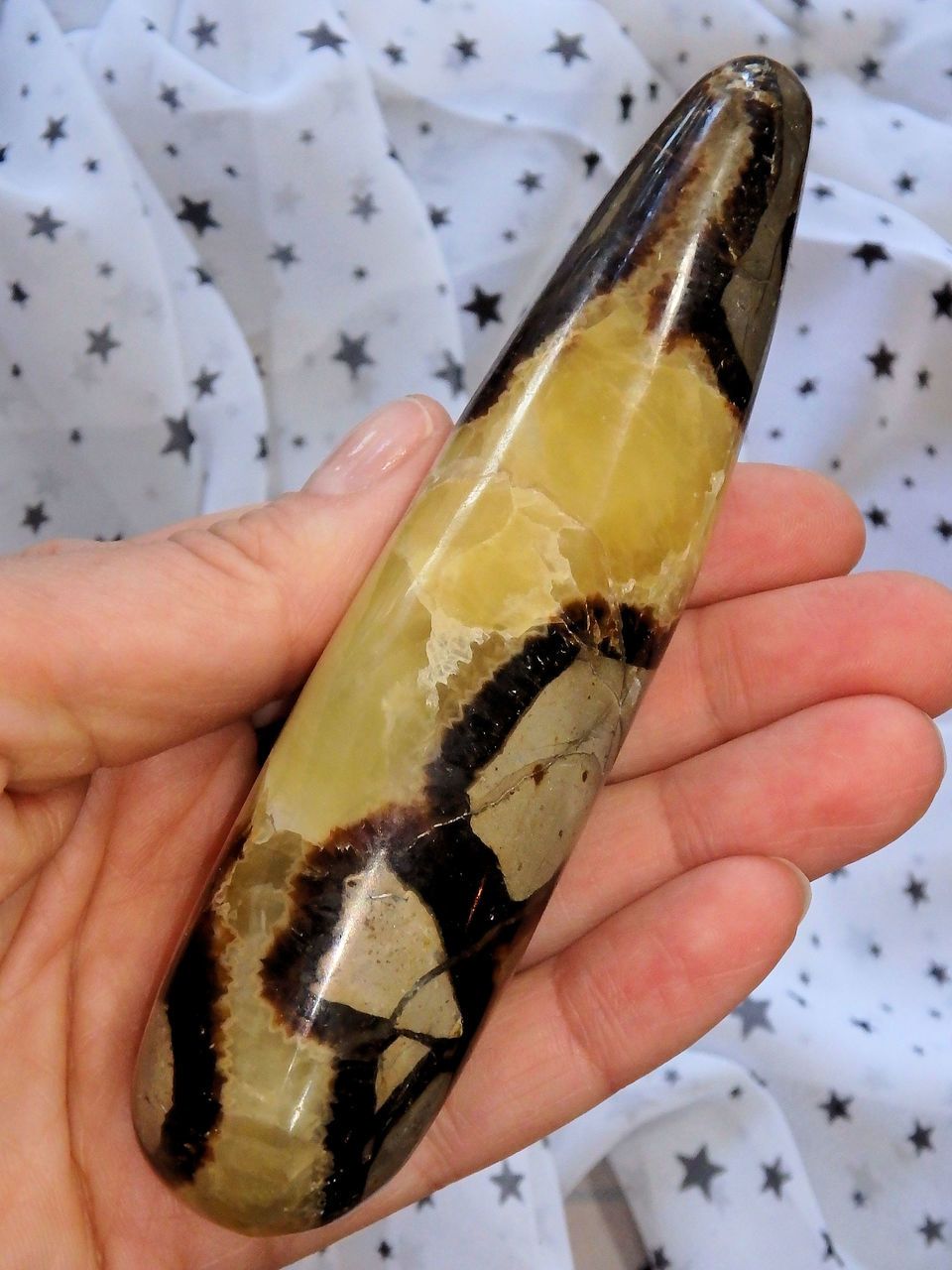 Healing Septarian Wand Perfect for Massage - Earth Family Crystals