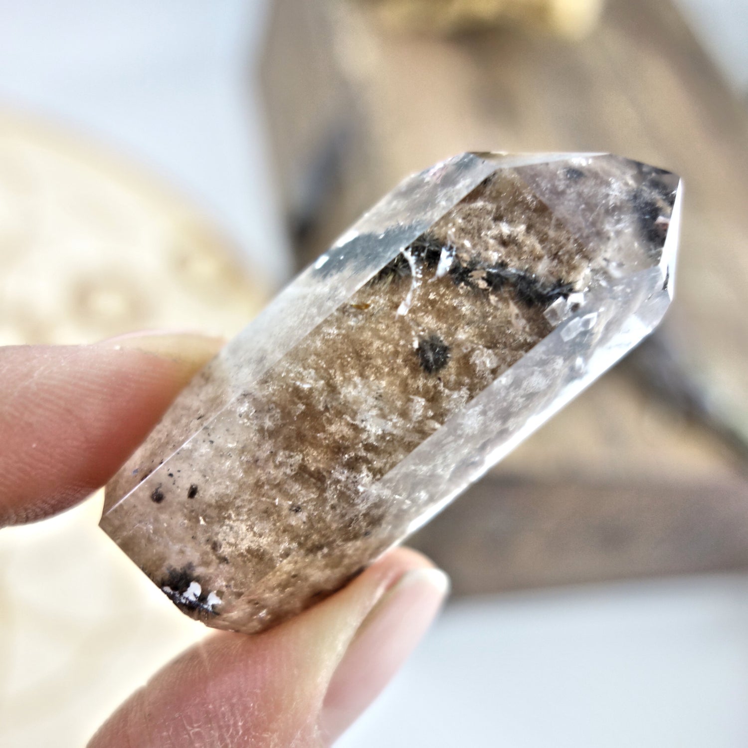 Mesmerizing Shamanic Dream Quartz Standing Specimen - Earth Family Crystals